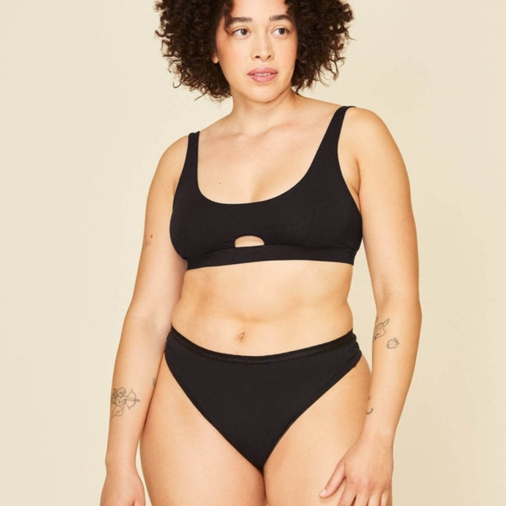 BNWT Subset Organic Cotton Keyhole Bra